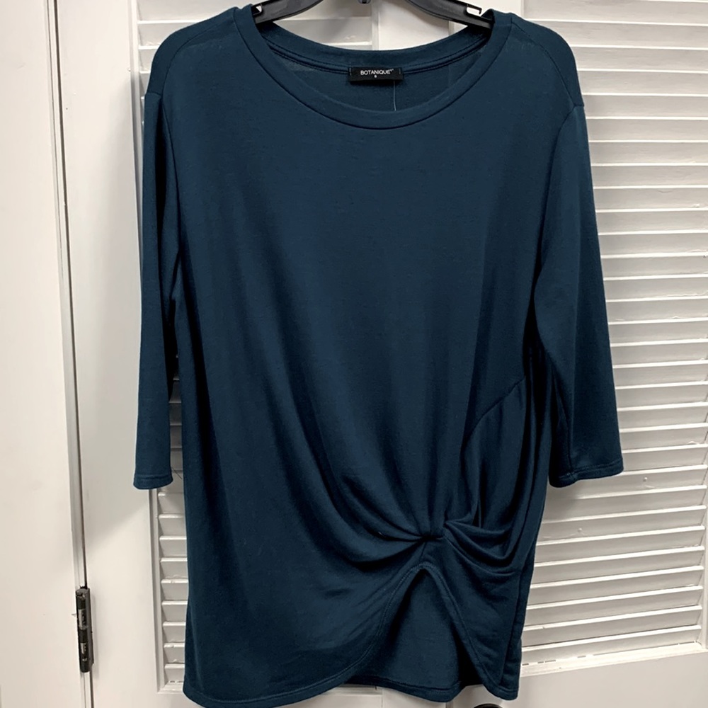 Blue lightweight knit